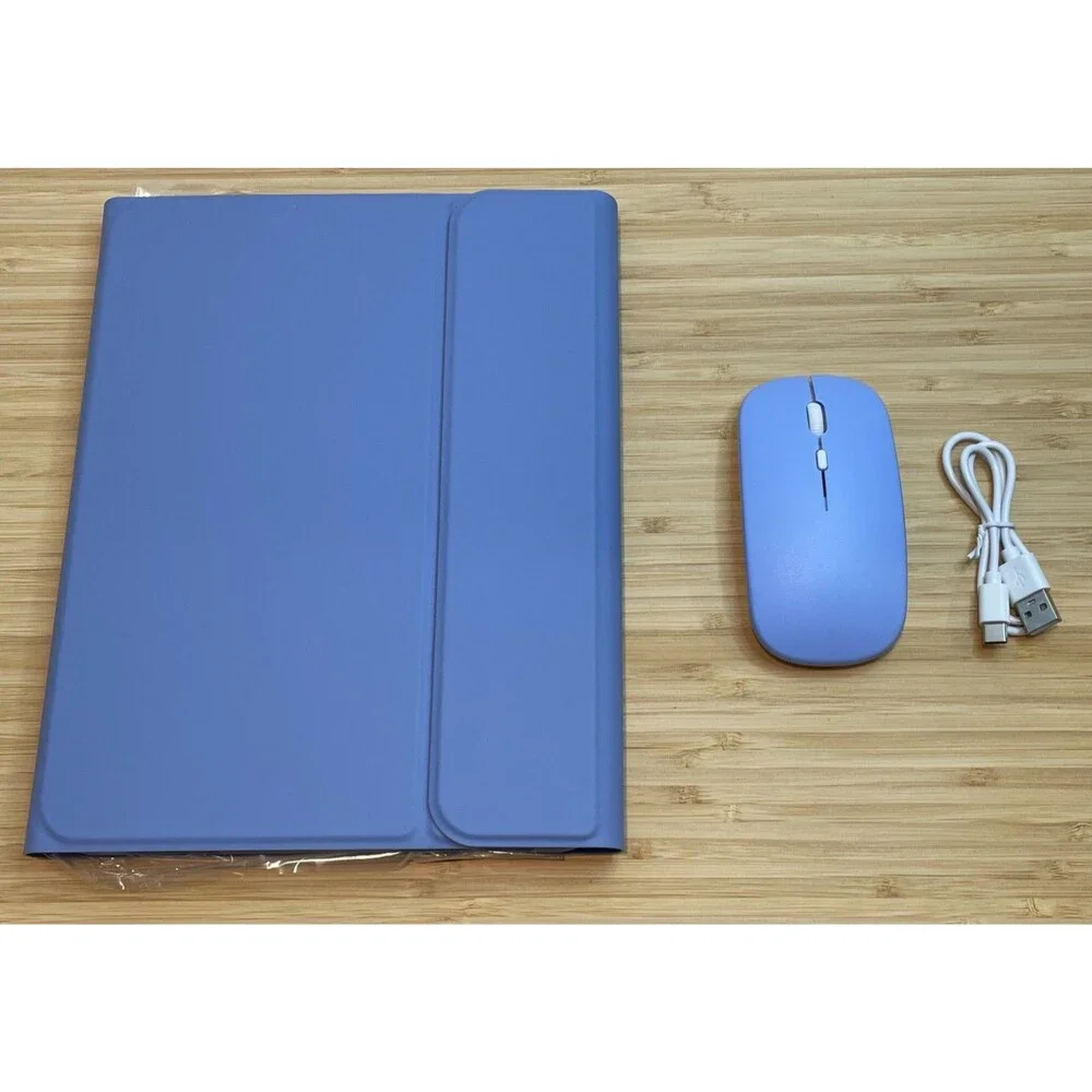RAYMCRAFT iPad 11th A16 / 10th Gen Keyboard Case & Mouse Combo Lavender NEW